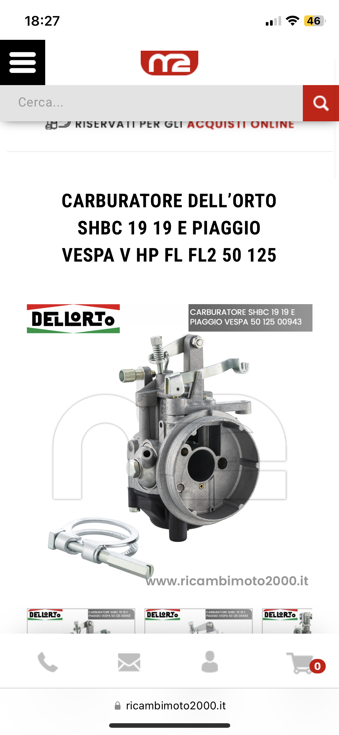 Carburatore 19 vespa pk hp - CERCO - COMPRO - 2 TEMPI